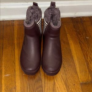 Serra Women's Winter Boots - Purple with White Accents